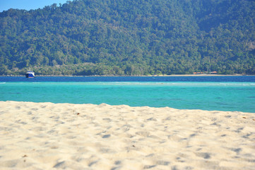 Paradise Beach at Summer Season