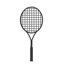 tennis racket hobby sport  icon. Isolated and flat illustration. Vector graphic