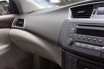 Car interior detail.