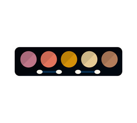 eye shadows make up style product icon. Isolated and flat illustration. Vector graphic