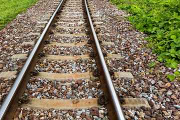 Naklejka premium the railway track