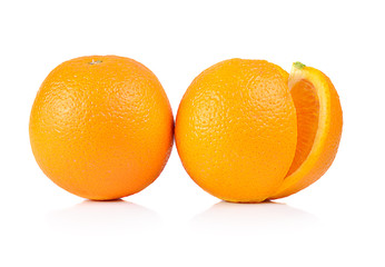 Orange isolated on white background