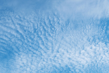 Blue sky and white clouds