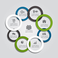 Infographic design template. Vector illustration.