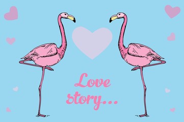 Cool flamingo design