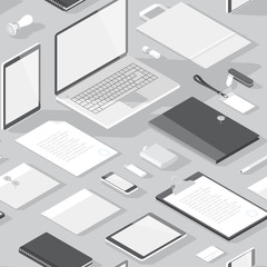 Seamless background pattern for business