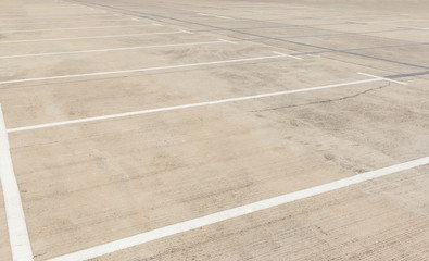 Empty parking lot