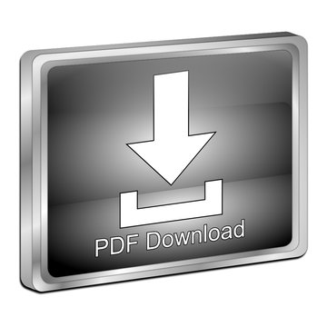 PDF Download button - 3D illustration