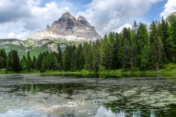 Lac Antorno. Dolomites