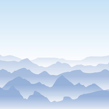 Mountains vector