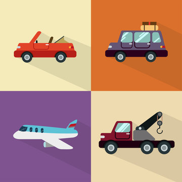 Transport Icons Set
