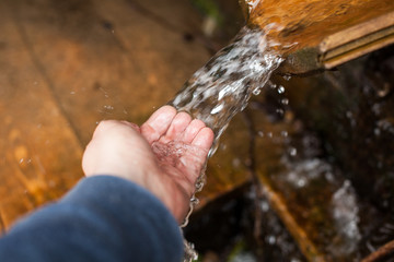 Clean sping water