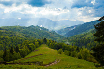 Obraz premium Amazing view from mountain