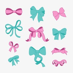 Cute bows collection - 117705416