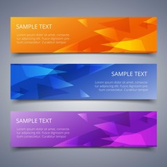 Fototapeta premium Abstract banners