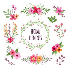 Floral elements
