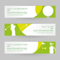 Golf banners
