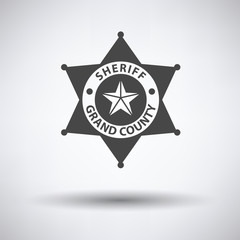 Sheriff badge icon