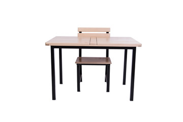 Set of kitchen furniture isolated on white