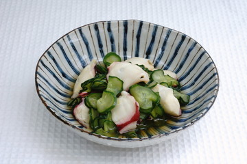  たこの酢の物 