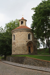 Fototapeta na wymiar Rotunda of St. Martin in Visegrad. Prague 