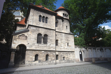 Fototapeta na wymiar Old Klausen Synagogue in Jewish Quarter 