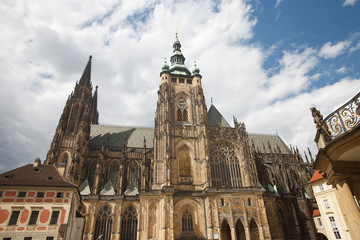 Fototapeta na wymiar Saint Vitus Cathedral in Prague 