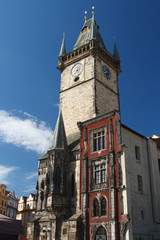 Fototapeta na wymiar Old Town City Hall in Prague 