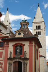 Fototapeta premium St. George's Basilica&nbsp;at Prague Castle, Czech 