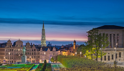 Obraz premium Brussels at night