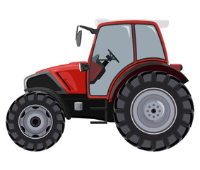 Red tractor