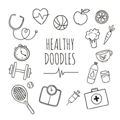 Healthy doodles - 117723877