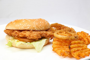 Chicken Cheeseburger burger