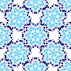 Zellige Tile seamless. Moorish patern