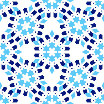 Zellige Tile seamless. Moorish patern