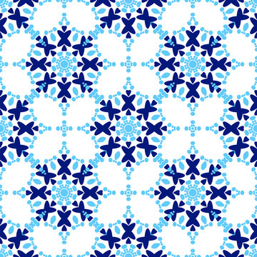 Zellige Tile seamless. Moorish patern