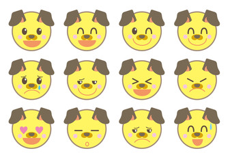 絵文字セット・犬