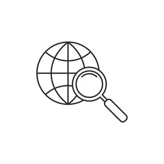 Outline wireless icon isolated on white background