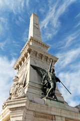 Denkmal des Restaurationskriegs, Lissabon, Obelisk