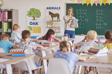 All students during the lesson.