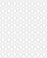 Honeycomb seamless pattern, vector illustration