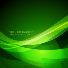 Green background in abstract style