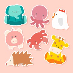 Animal stickers