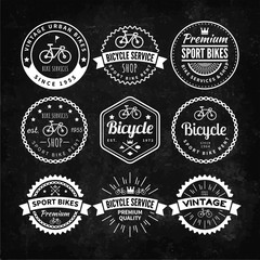 Retro bike badges