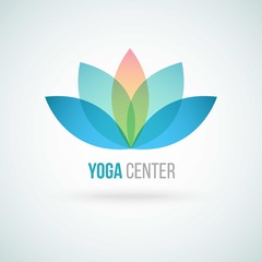 Fototapeta na wymiar Yoga center logo