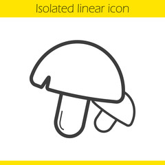 Mushrooms linear icon