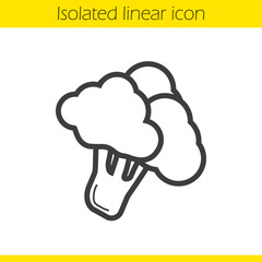 Broccoli linear icon