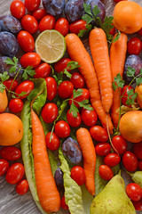 Obraz na płótnie Canvas frutta, verdura e ortaggi