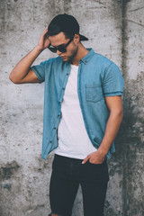 Casual style.
