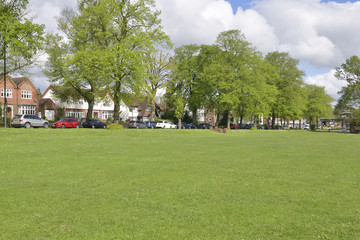 イギリスの田園都市：レッチワースの街並み